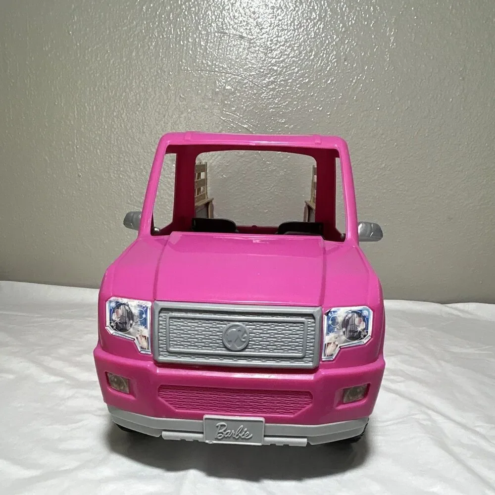 Barbie Sweet Orchard Farm Pink Pickup Truck Vehicle for 19inx 10in
